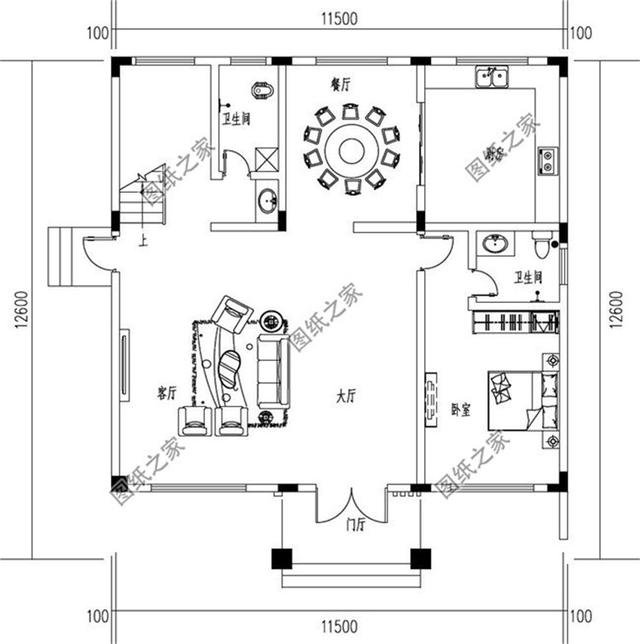 新款占地11×12米農(nóng)村自建房設(shè)計(jì)圖，最適合農(nóng)村的二層別墅，耐看又實(shí)用