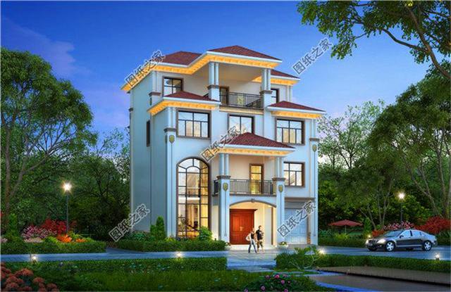 農(nóng)村三間三層半新款別墅設(shè)計(jì)圖，建成這樣花了50來(lái)萬(wàn)，貴嗎