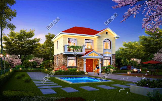 三款15萬左右的農(nóng)村別墅外觀圖，在農(nóng)村很流行，不知道大家喜歡這款戶型嗎