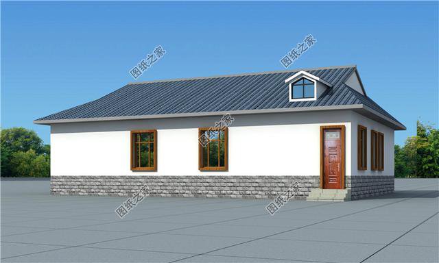 農(nóng)村4間一層平房設計圖，建房一層就夠住，總有一款適合你