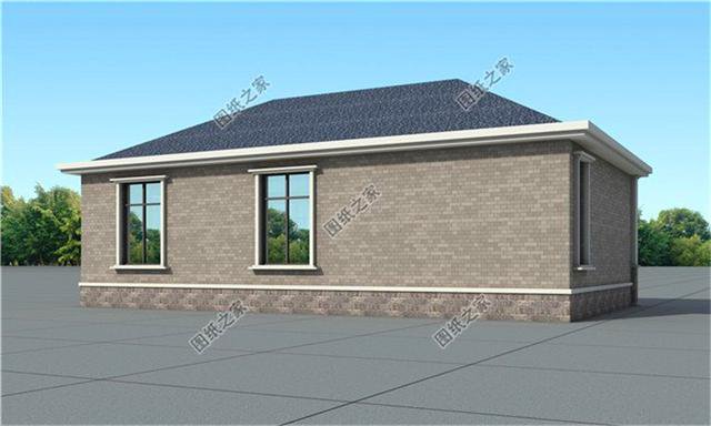 農(nóng)村4間一層平房設計圖，建房一層就夠住，總有一款適合你