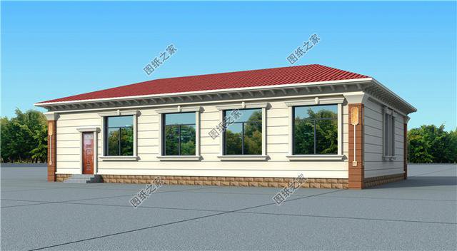 農(nóng)村4間一層平房設計圖，建房一層就夠住，總有一款適合你