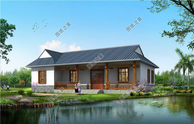 農(nóng)村4間一層平房設計圖，建房一層就夠住，總有一款適合你