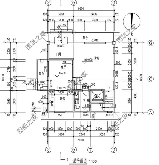 三款三層半四層別墅設(shè)計(jì)圖，超適合四代同堂的大家庭建房，多臥室設(shè)計(jì)