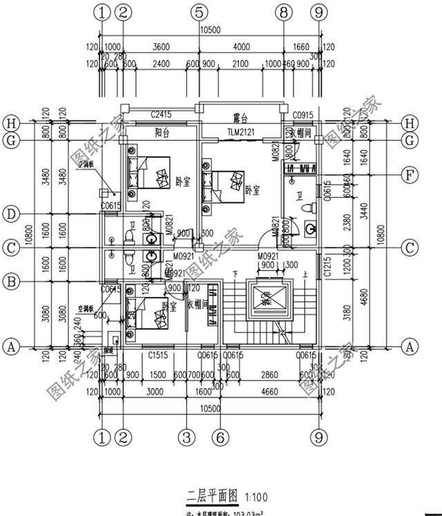 三款三層半四層別墅設(shè)計(jì)圖，超適合四代同堂的大家庭建房，多臥室設(shè)計(jì)