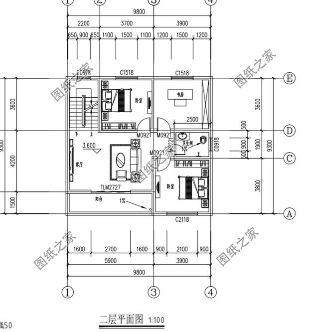 適合農(nóng)村的實(shí)用農(nóng)村二層平頂房設(shè)計(jì)圖，簡(jiǎn)單實(shí)用接地氣