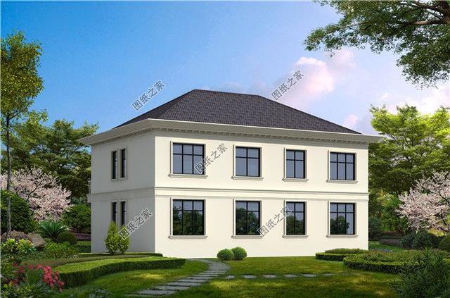 農(nóng)村自建170平二層別墅設(shè)計(jì)圖，精致美觀，建成效果好到?jīng)]朋友