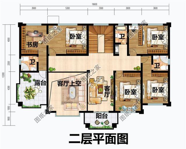 5開(kāi)間三層自建房設(shè)計(jì)圖，獨(dú)一無(wú)二，把田園美景送到家