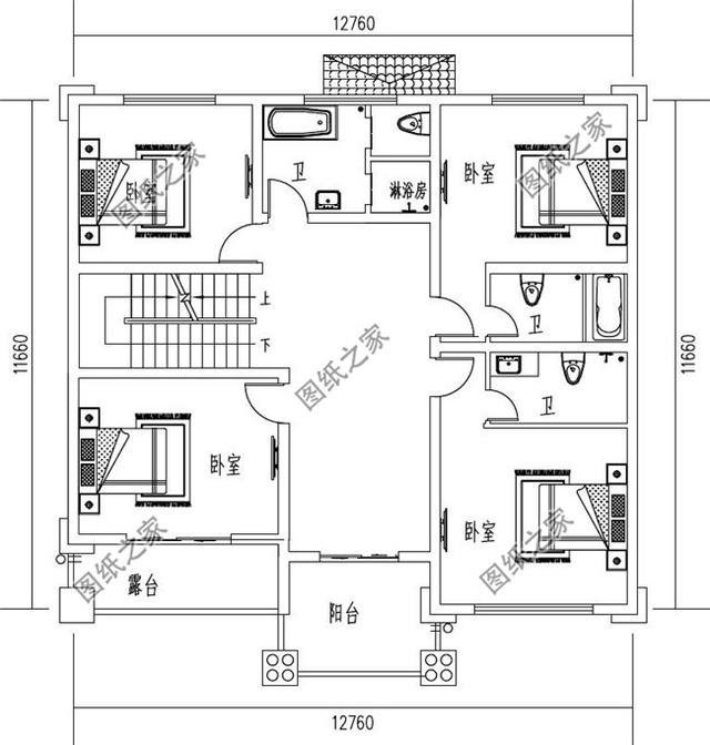 農(nóng)村別墅設(shè)計150平四層圖，大氣優(yōu)雅布局精致，值得一建