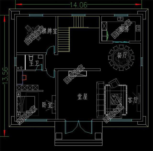 適合老家建的三十萬(wàn)左右二層樓房圖，配色清新雅致，來(lái)看看