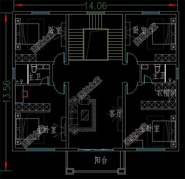 適合老家建的三十萬(wàn)左右二層樓房圖，配色清新雅致，來(lái)看看