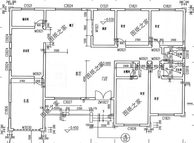 帶車庫的農村建房圖片，農村建房車庫必須有，實用大氣