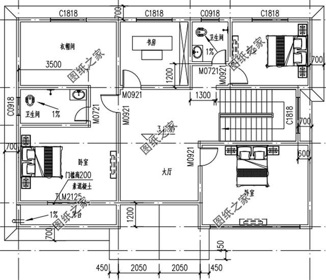 150平米左右二層別墅設(shè)計(jì)圖，農(nóng)村別墅這樣建，城市樓房一樣好看