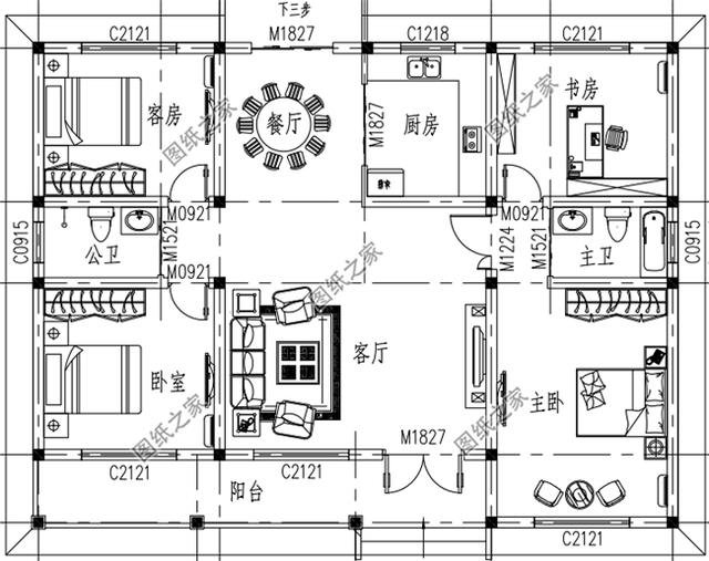 145平方房子設(shè)計圖片，簡潔大方，一家人住其樂融融