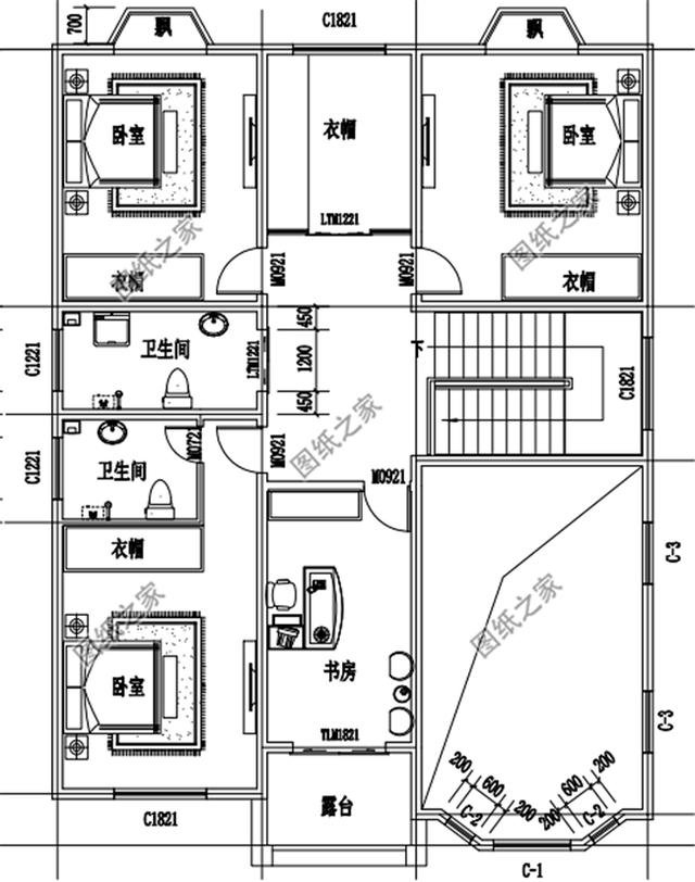 農(nóng)村二層別墅最佳設(shè)計(jì)圖，我也好想住進(jìn)這樣的房子里面