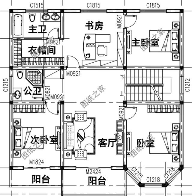 農(nóng)村三間二層房子設(shè)計圖及效果圖，簡單耐看，住著舒適