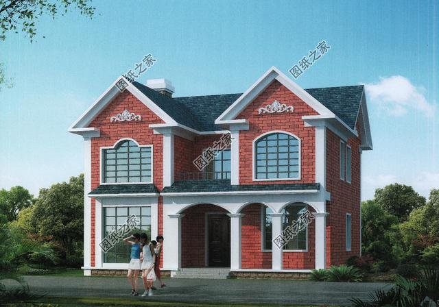 農(nóng)村三間二層房子設(shè)計圖及效果圖，簡單耐看，住著舒適