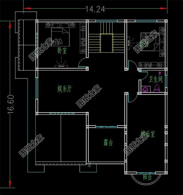 三層復(fù)式別墅戶(hù)型圖，農(nóng)村經(jīng)典戶(hù)型，全家老小都喜歡