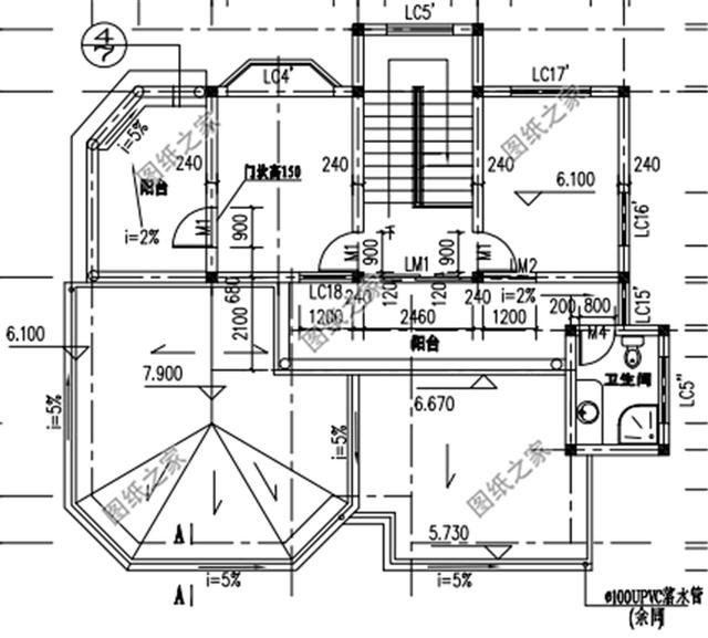 三層復(fù)式別墅戶(hù)型圖，農(nóng)村經(jīng)典戶(hù)型，全家老小都喜歡
