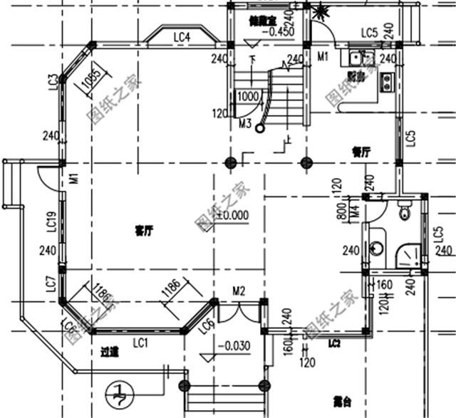 三層復(fù)式別墅戶(hù)型圖，農(nóng)村經(jīng)典戶(hù)型，全家老小都喜歡