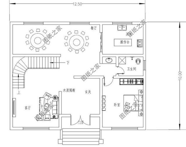 三層復(fù)式別墅戶(hù)型圖，農(nóng)村經(jīng)典戶(hù)型，全家老小都喜歡