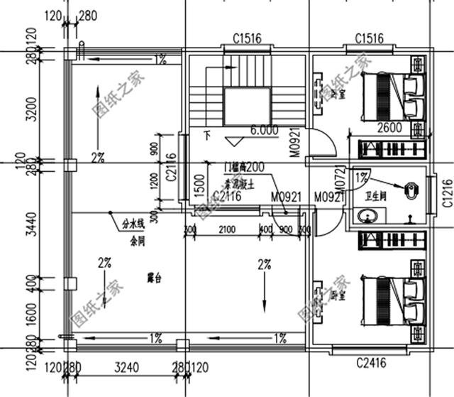 農(nóng)村建房設(shè)計效果圖，簡單大方，父母住在里面都樂呵呵