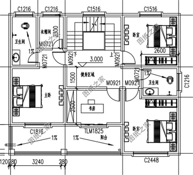 農(nóng)村建房設(shè)計效果圖，簡單大方，父母住在里面都樂呵呵