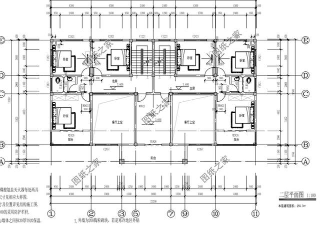 復(fù)式雙拼別墅設(shè)計圖，適合兄弟倆的房子，羨慕不來的大氣