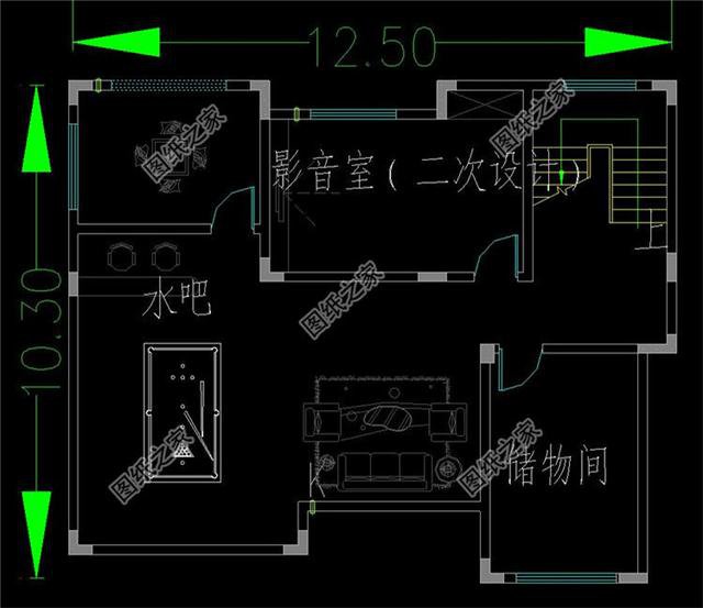 三層自建樓房帶地下室設(shè)計(jì)圖，造價(jià)不高，建一棟在村里相當(dāng)氣派