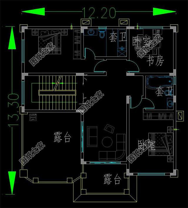 三層自建樓房帶地下室設(shè)計(jì)圖，造價(jià)不高，建一棟在村里相當(dāng)氣派