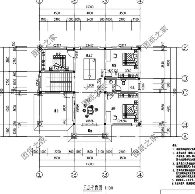二層半建房圖紙?jiān)O(shè)計(jì)圖，簡(jiǎn)單又好看，村里人看了都喜歡