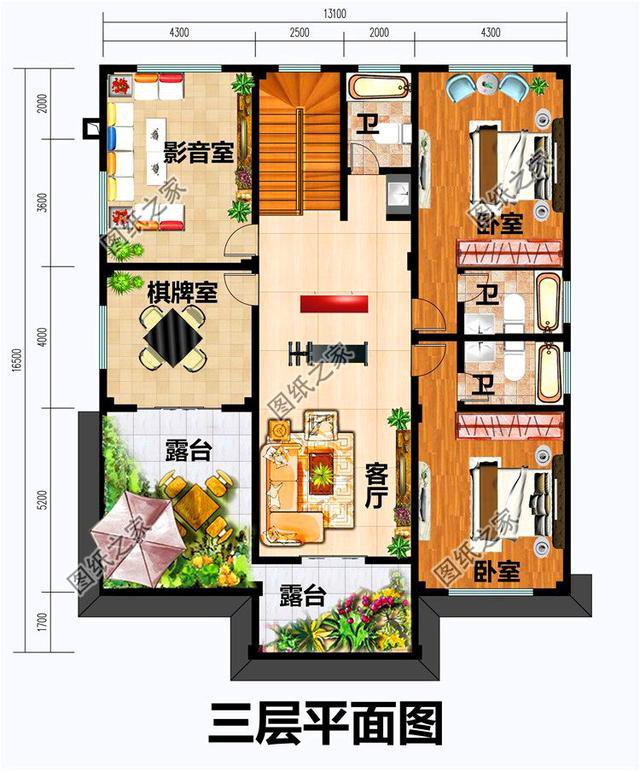 強(qiáng)烈推薦三款三層中式別墅效果圖，超贊的中式小洋樓千萬不要錯過了