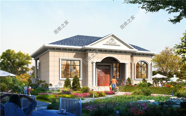 120平米一層平房設計圖，簡單舒適又省錢，剛好適合養(yǎng)老居住