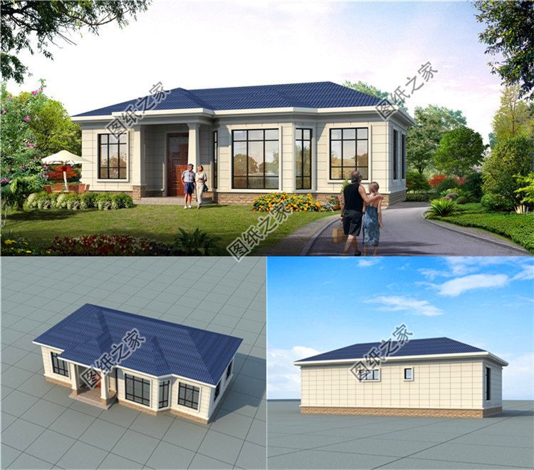 120平米一層平房設計圖，簡單舒適又省錢，剛好適合養(yǎng)老居住