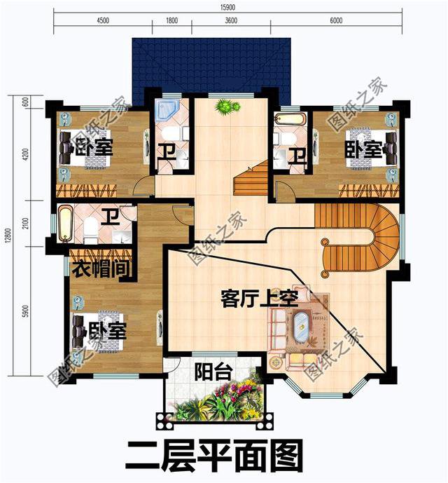 現(xiàn)代獨(dú)棟三層別墅設(shè)計(jì)圖，年輕人的最愛(ài)，建好絕對(duì)滿意