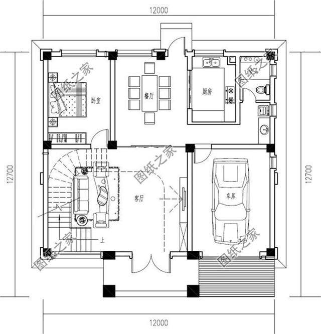 農(nóng)村三層半自建房設(shè)計圖紙，戶型大氣房間多，大家庭朋友可以參考
