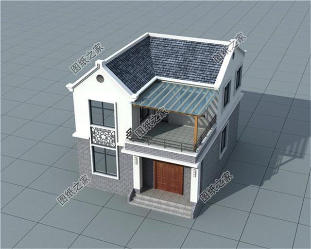 農(nóng)村13萬二層別墅設(shè)計(jì)圖，農(nóng)村自建房選這套怎么樣？