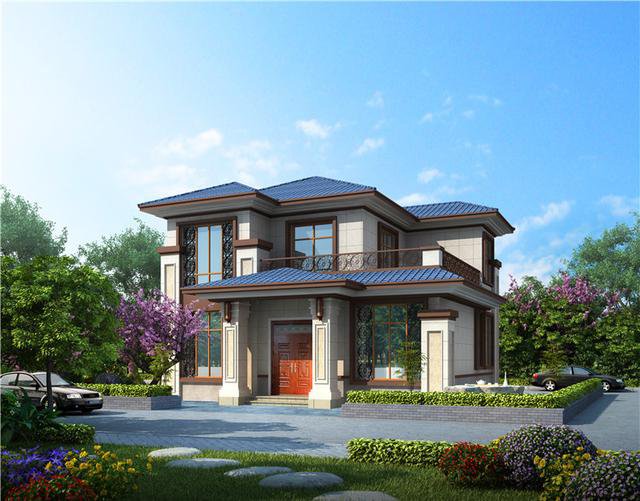 農(nóng)村13萬二層別墅設(shè)計(jì)圖，農(nóng)村自建房選這套怎么樣？