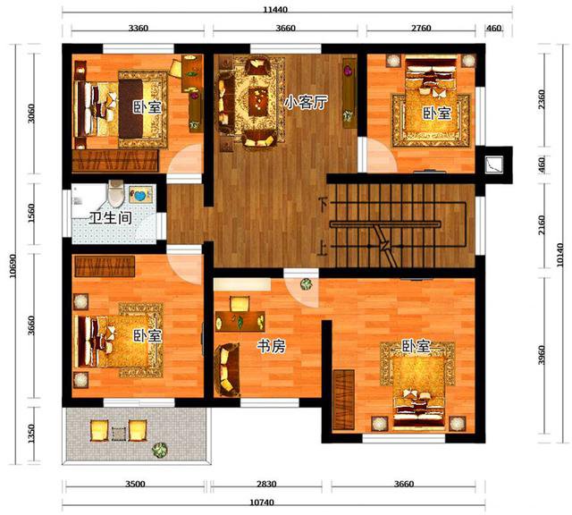 農(nóng)村13萬二層別墅設(shè)計(jì)圖，農(nóng)村自建房選這套怎么樣？