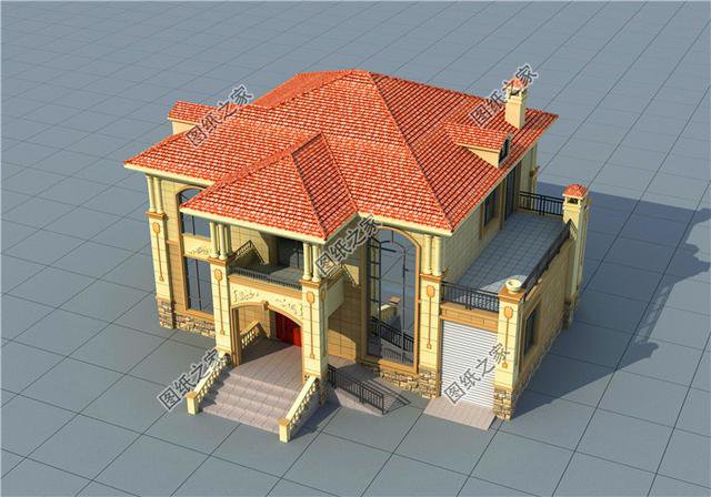 三款帶車庫二層樓房設計圖，造價不超過30萬，這房子你喜歡嗎