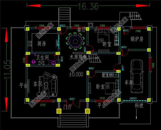 三款帶車庫二層樓房設計圖，造價不超過30萬，這房子你喜歡嗎
