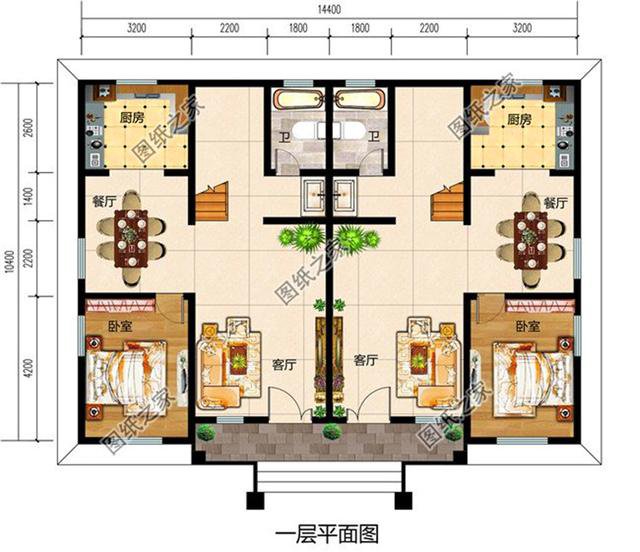 兄弟三層雙拼別墅設(shè)計(jì)圖，哥倆在村里建上一棟那是相當(dāng)厲害了