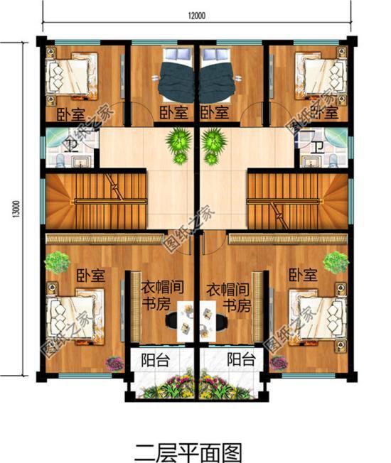 兄弟三層雙拼別墅設(shè)計(jì)圖，哥倆在村里建上一棟那是相當(dāng)厲害了