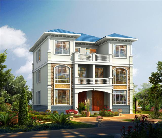 兄弟三層雙拼別墅設(shè)計(jì)圖，哥倆在村里建上一棟那是相當(dāng)厲害了