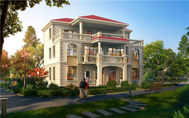 兄弟三層雙拼別墅設(shè)計(jì)圖，哥倆在村里建上一棟那是相當(dāng)厲害了