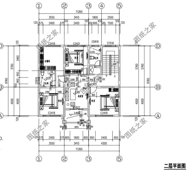 農(nóng)村二層半樓房設(shè)計(jì)圖，比在城里買(mǎi)一套劃算多了