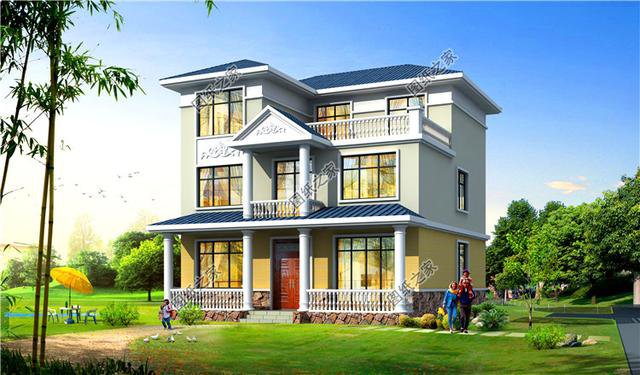 農(nóng)村二層半樓房設(shè)計(jì)圖，比在城里買(mǎi)一套劃算多了