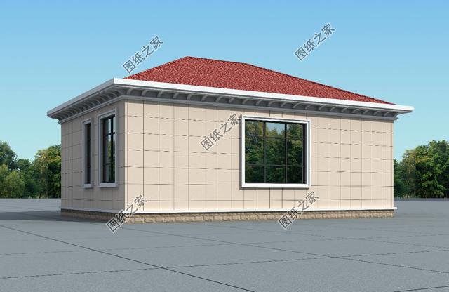 125平一層自建房外觀圖，給父母一個(gè)家，真情實(shí)感的愛了