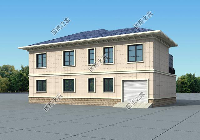 適合農(nóng)村自建的150平到180平帶車庫(kù)的二層樓，漂亮功能多，收藏不吃虧