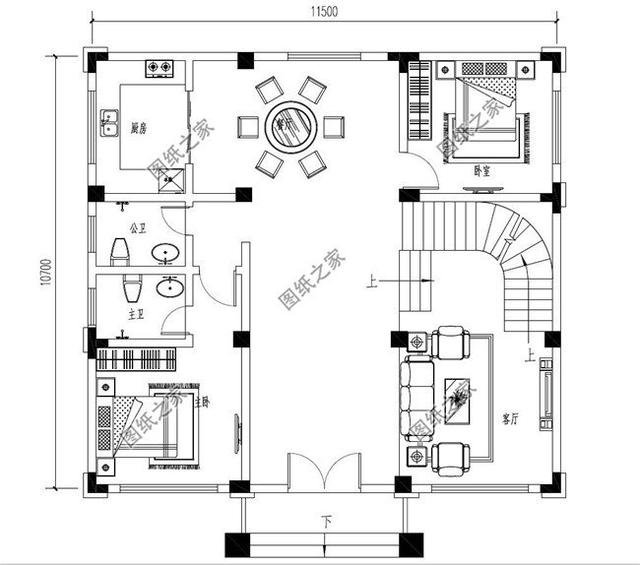 新農(nóng)村建設(shè)的帶涼亭的三層別墅，造價低款式美，誰看了不心動呢！